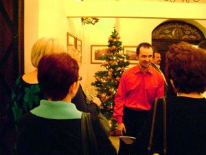 In the Silesian Piast Dynasty Castle in Brzeg   10 December 2011 (988 Liszt Evening).  Photo by Jerzy Grycan.